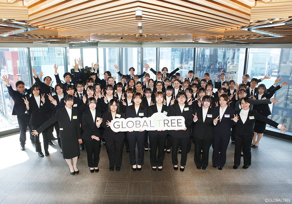 【2026年度入社式】福祉の枠を超え多角的な支援を展開するGLOBALTREE GROUP、62名の新入社員と新たな一歩・画像